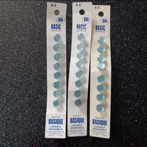 Light Denim Blue Vintage Button Bundle.